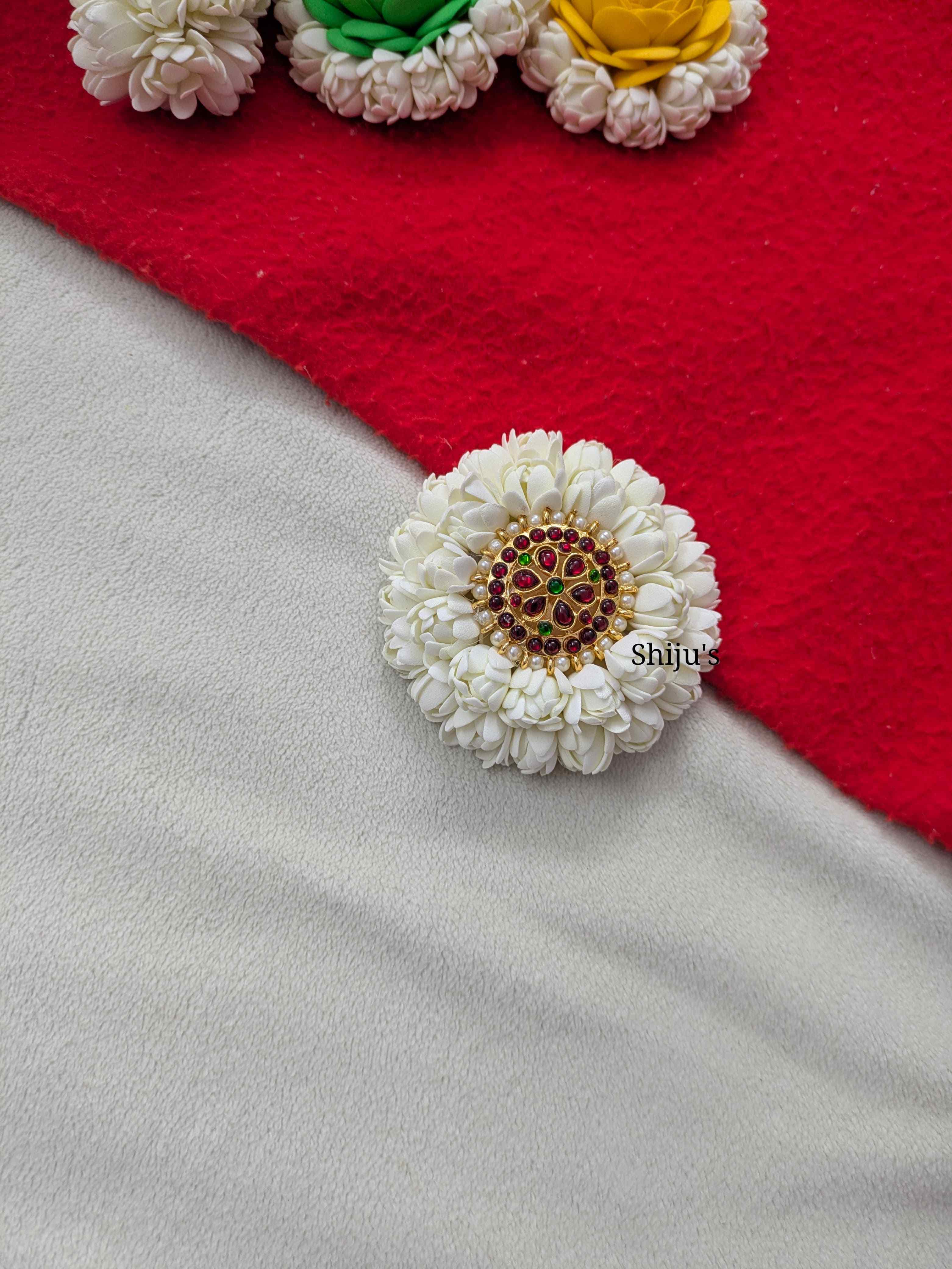 BILLAI Kemp with jasmine Double Layer U Pin